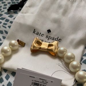 NWT Kate Spade All Wrapped Up In Pearls Necklace